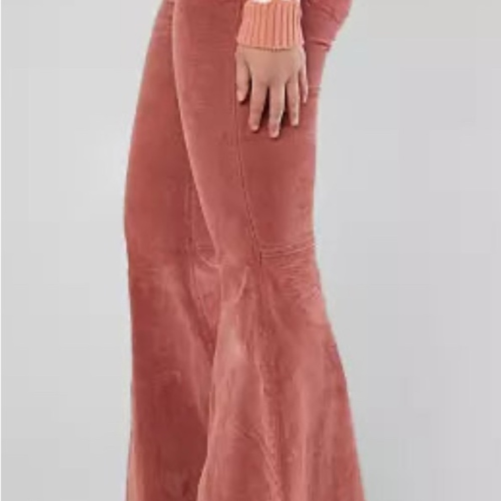 Free People Just Float On Corduroy Flare Jean (Size 26) - Picture 2 of 4